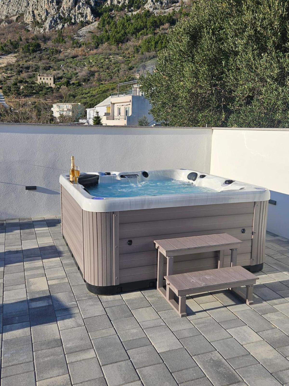 Apartman Koko With Private Jacuzzi 马卡尔斯卡 外观 照片